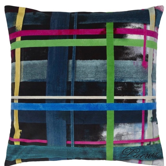 Christian Lacroix L’Entrelacs Multicolore Pillow